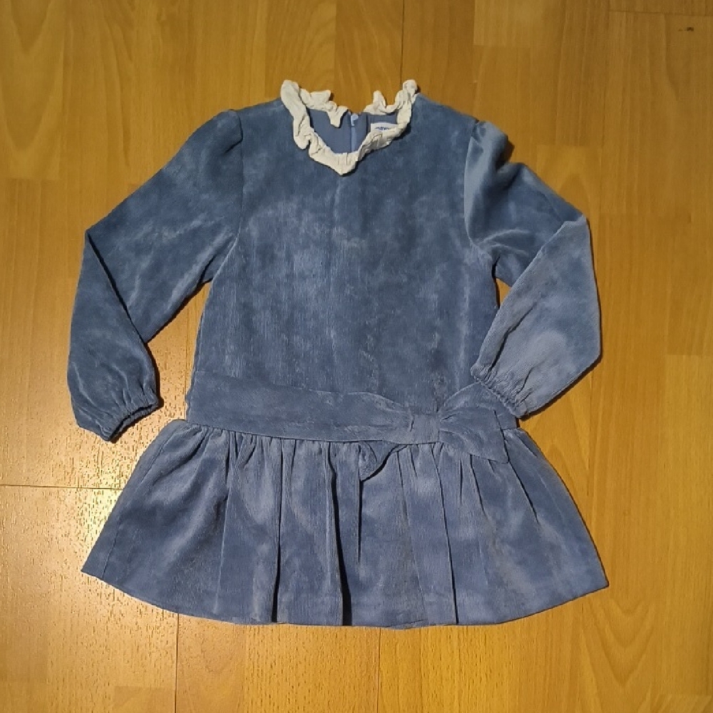 Mayoral | Blue Velvet Kids Formal Dress
